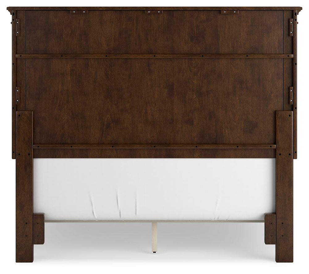 Danabrin Full Panel Bed - Dark Brown (7)