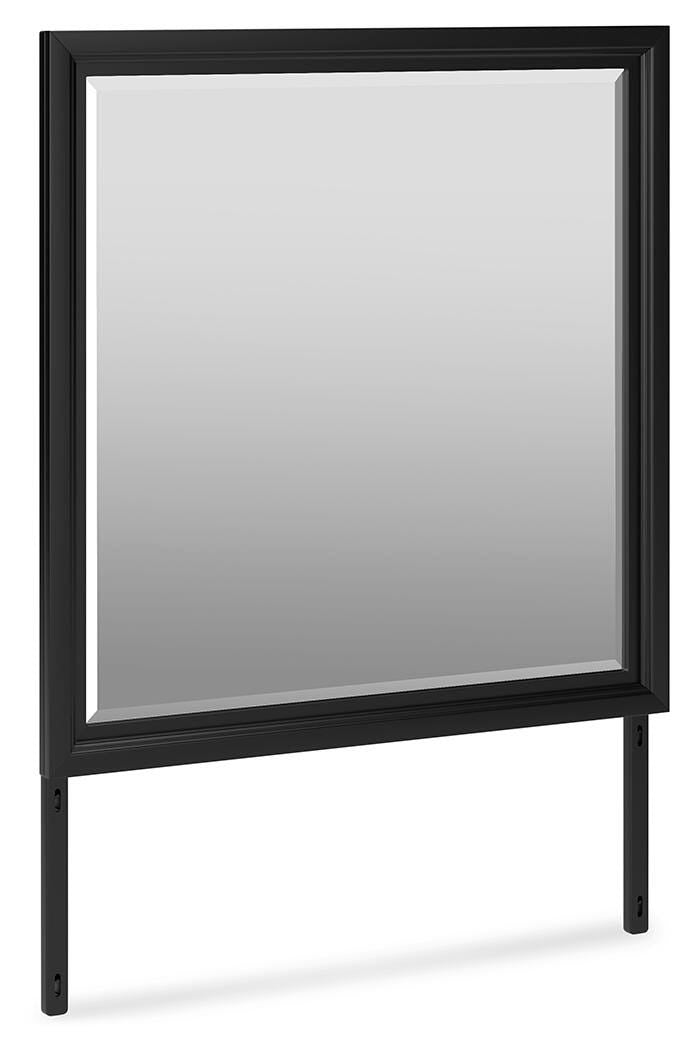 Lanolee Bedroom Mirror - Black (1)