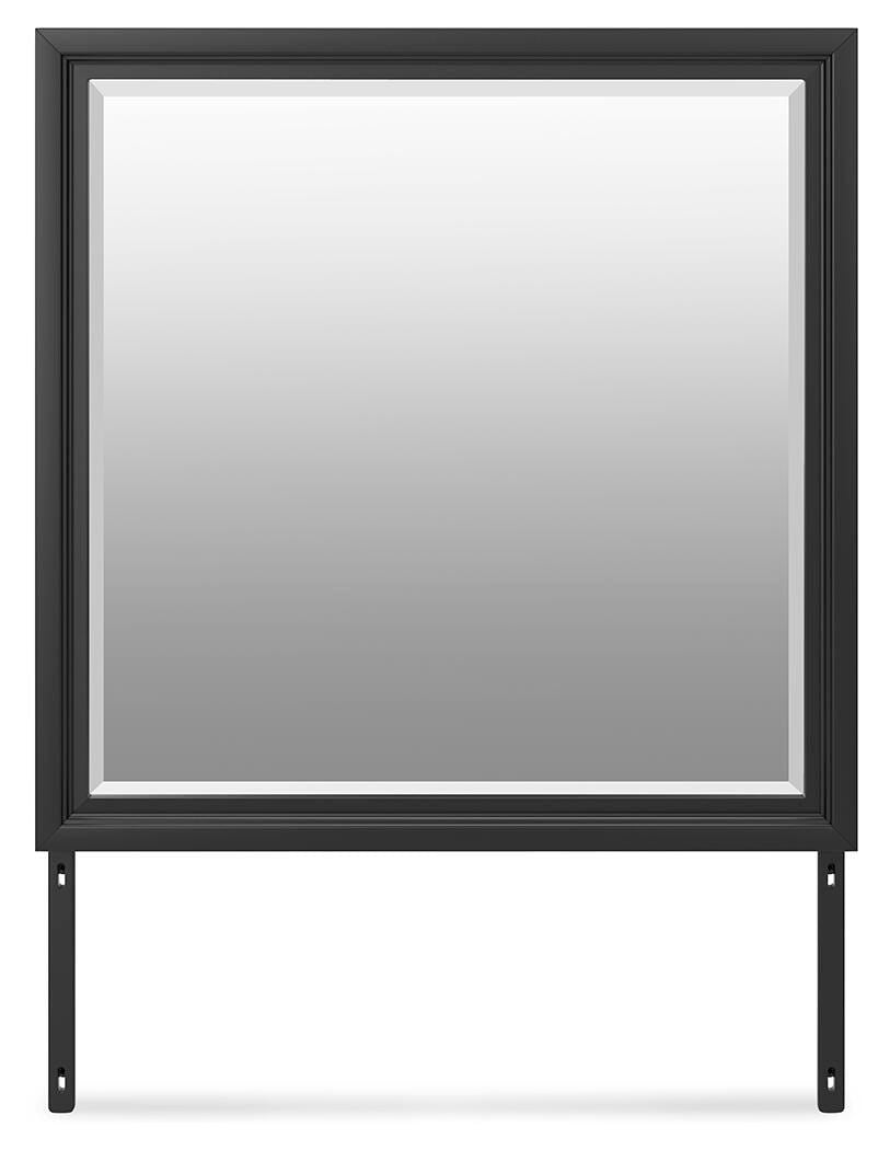 Lanolee Bedroom Mirror - Black (3)