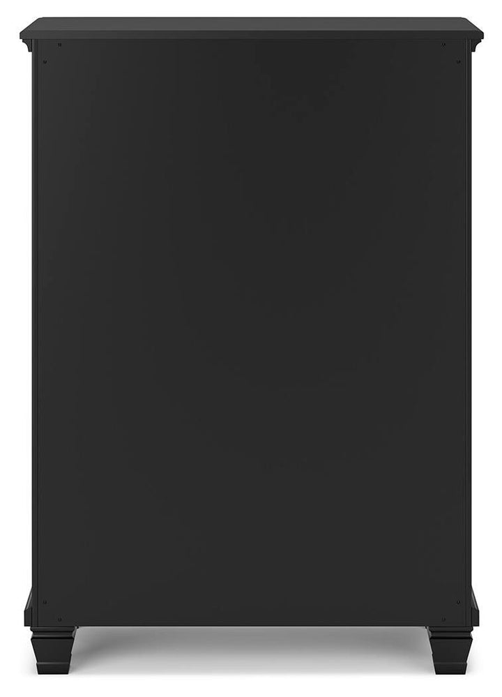 Lanolee Chest of Drawers - Black (5)