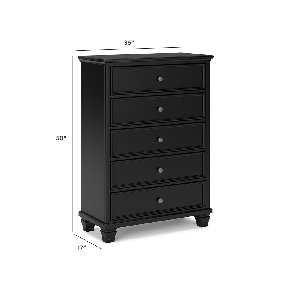 Lanolee Twin Panel Bed and Chest (10)