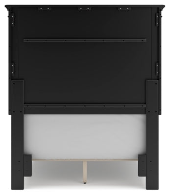 Lanolee Twin Panel Bed