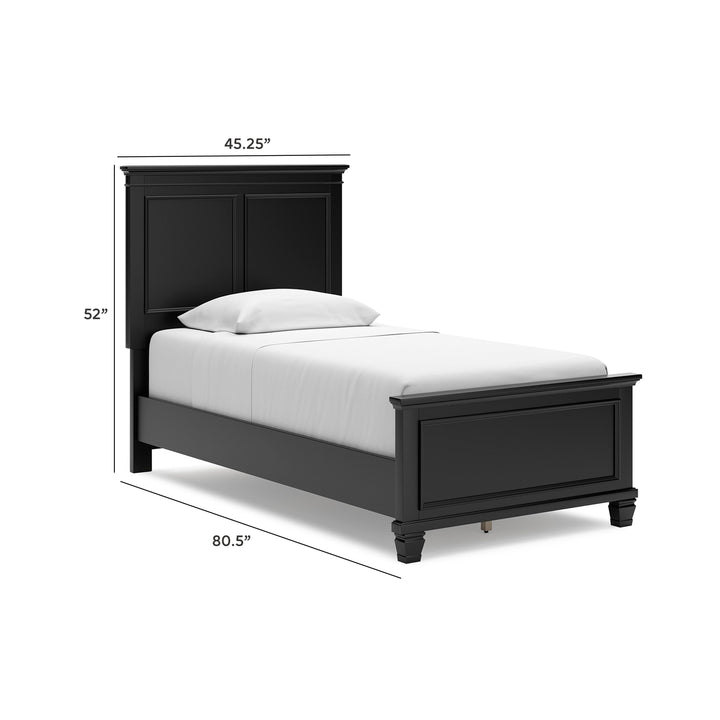 Lanolee Twin Panel Bed and Chest (18)