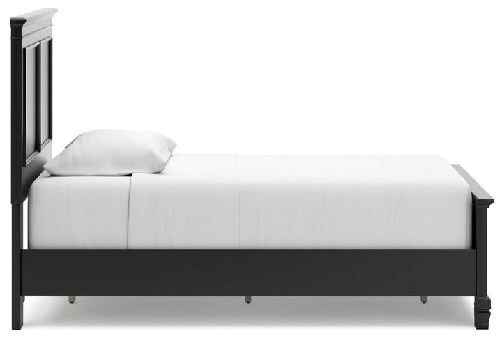 Lanolee Twin Panel Bed - Black (6)