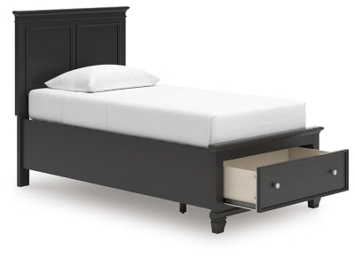 Lanolee Twin Panel Storage Bed