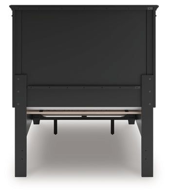 Lanolee Twin Panel Storage Bed