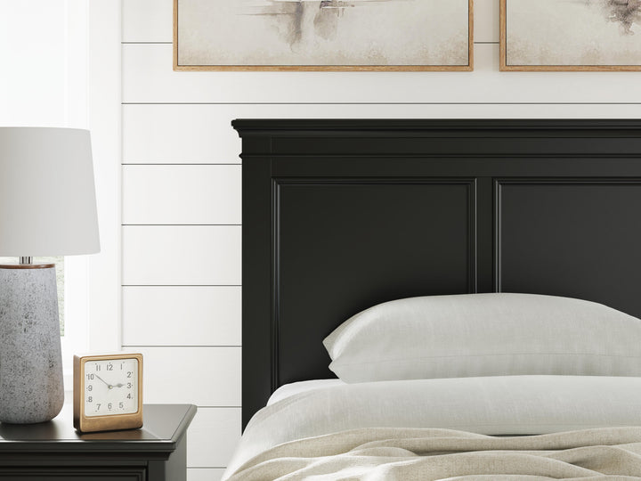 Lanolee Twin Panel Storage Bed - Black (10)