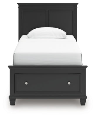 Lanolee Twin Panel Storage Bed