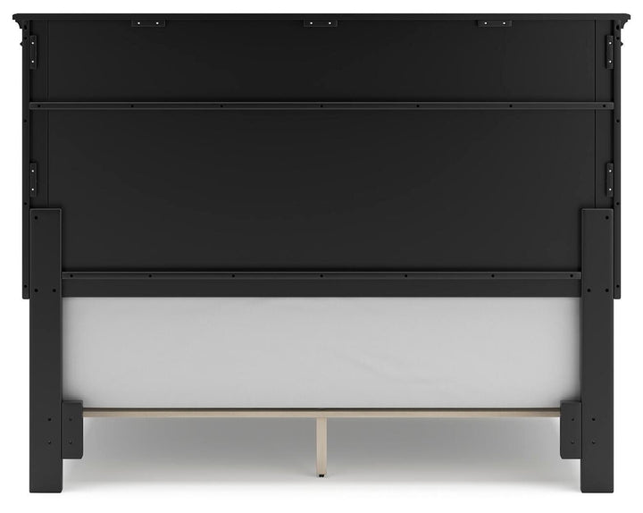 Lanolee Queen Panel Bed - Black (5)
