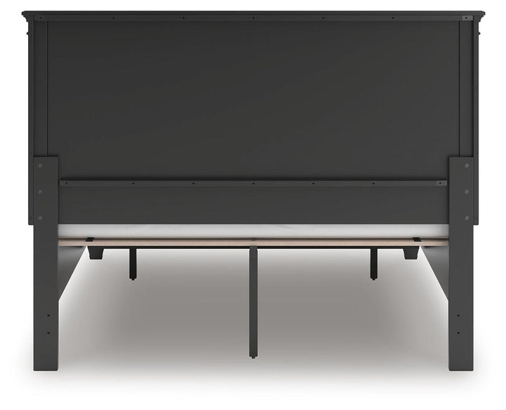 Lanolee Queen Panel Storage Bed - Black (8)