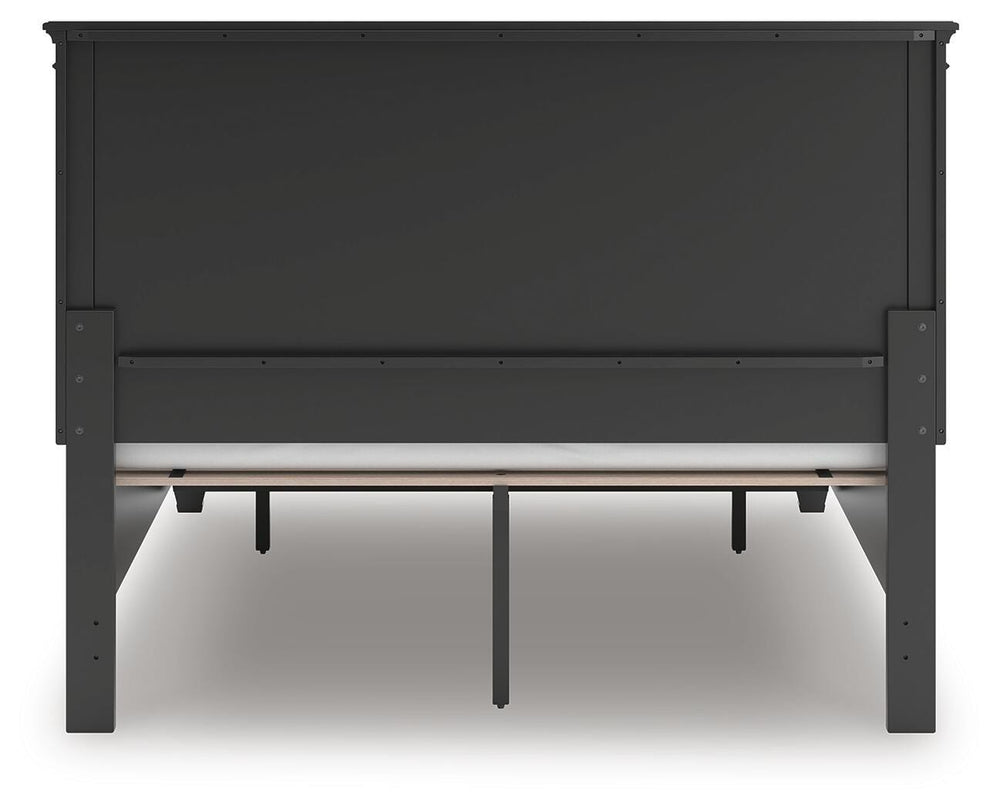 Lanolee Queen Panel Storage Bed - Black (8)