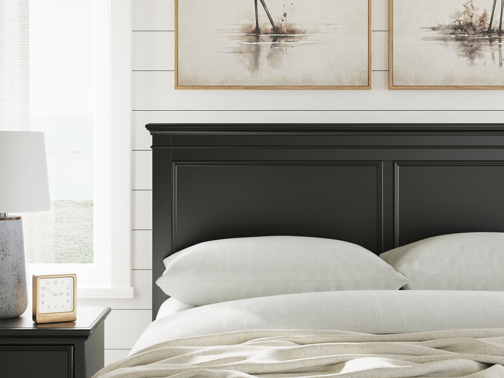 Lanolee Queen Panel Storage Bed - Black (10)