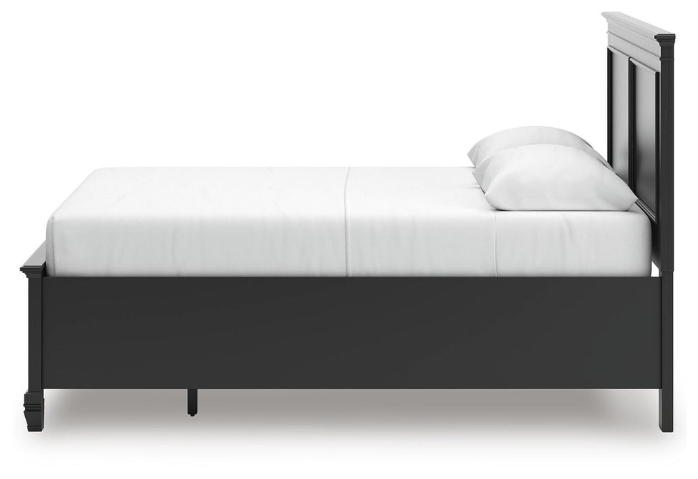 Lanolee Queen Panel Storage Bed - Black (9)