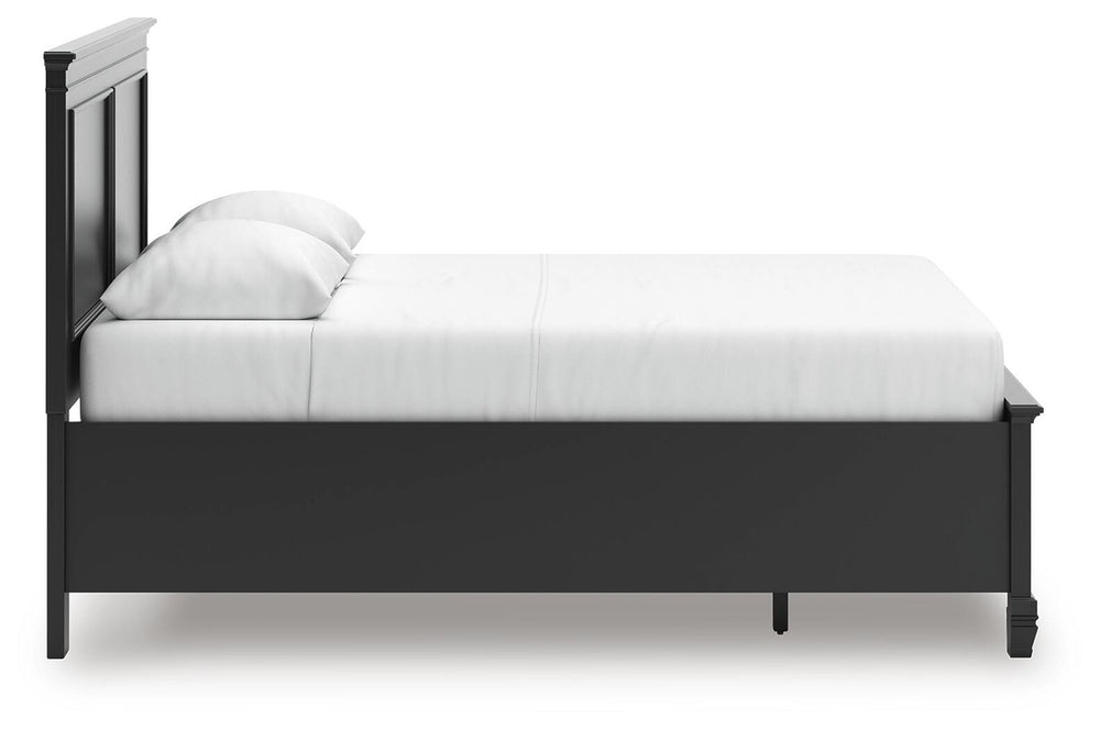 Lanolee Queen Panel Storage Bed - Black (7)