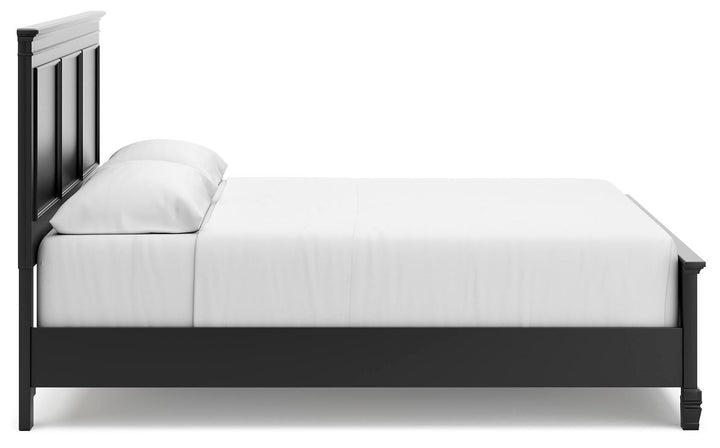 Lanolee California King Panel Bed - Black (7)