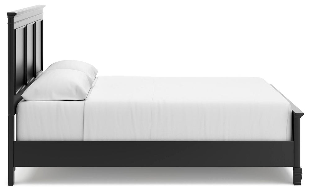 Lanolee California King Panel Bed - Black (7)
