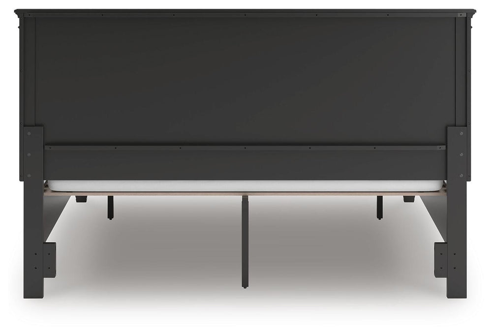 Lanolee California King Panel Storage Bed - Black (8)