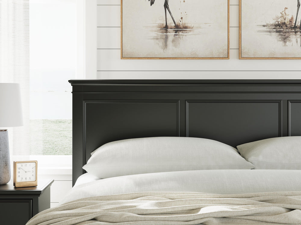 Lanolee California King Panel Storage Bed - Black (10)
