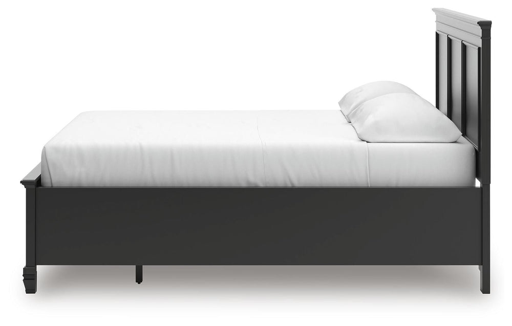 Lanolee California King Panel Storage Bed - Black (9)