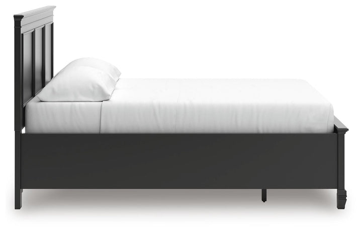 Lanolee California King Panel Storage Bed - Black (7)