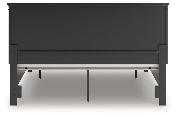 Lanolee King Panel Storage Bed - Black (8)