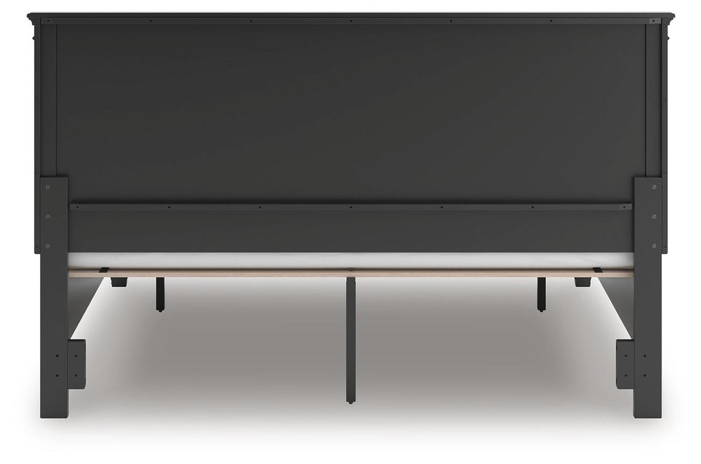 Lanolee King Panel Storage Bed - Black (8)
