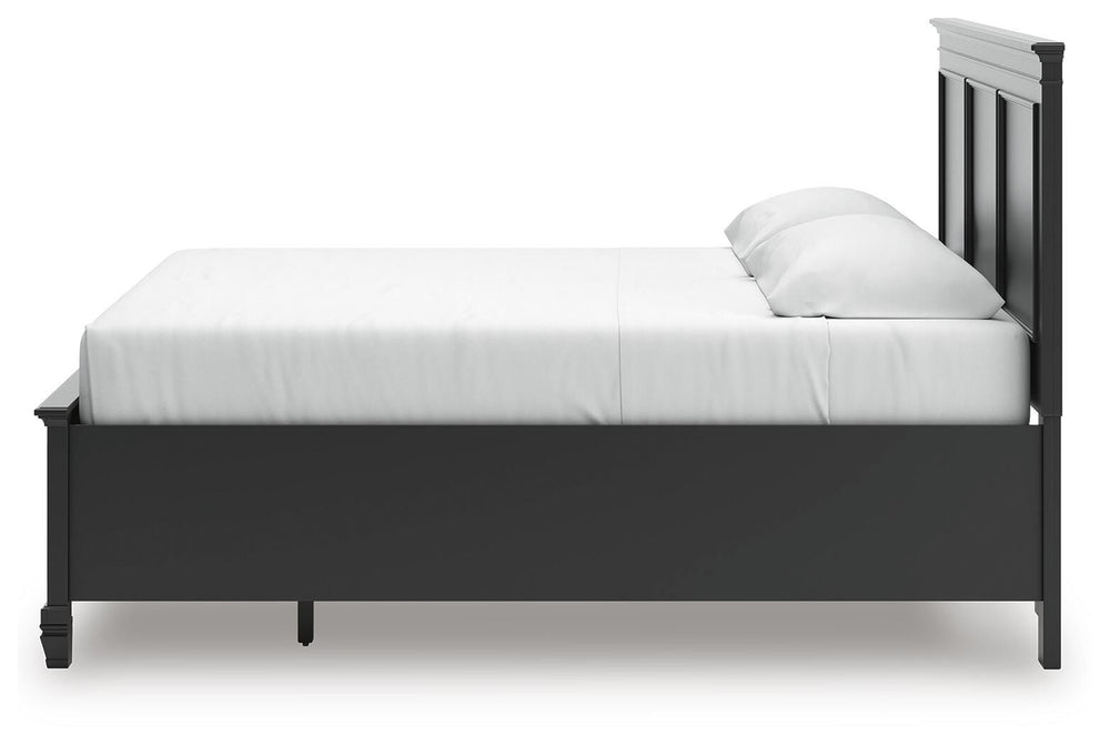 Lanolee King Panel Storage Bed - Black (9)