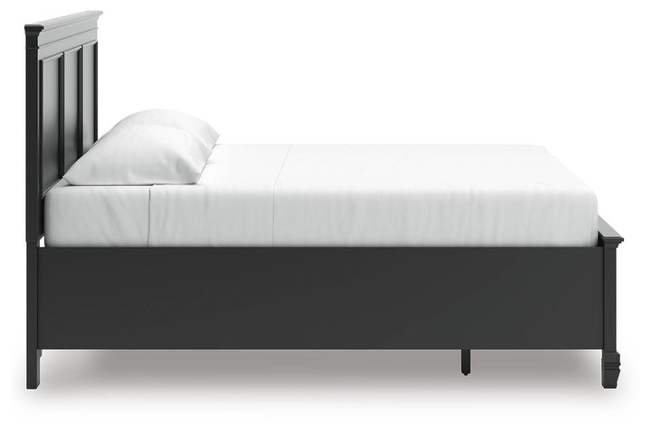Lanolee King Panel Storage Bed - Black (7)