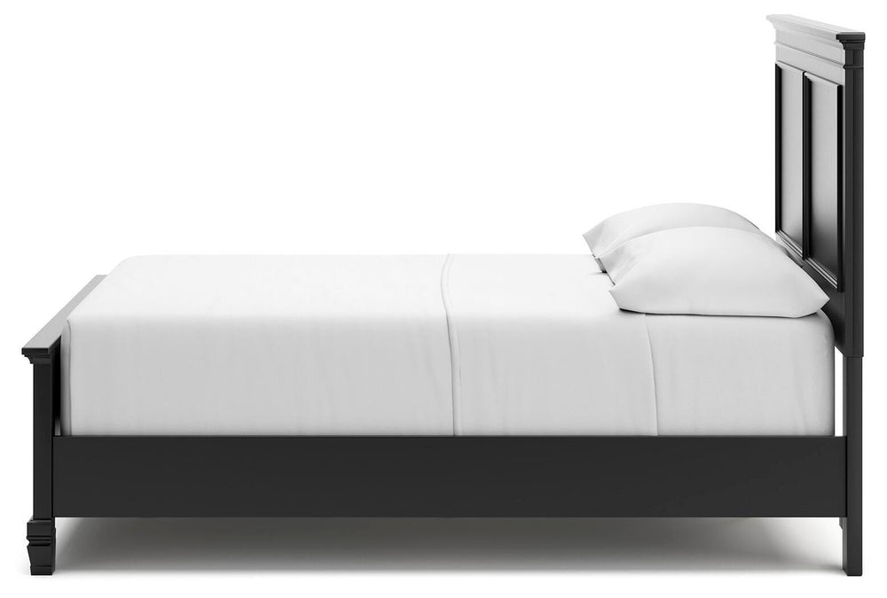 Lanolee Full Panel Bed - Black (8)