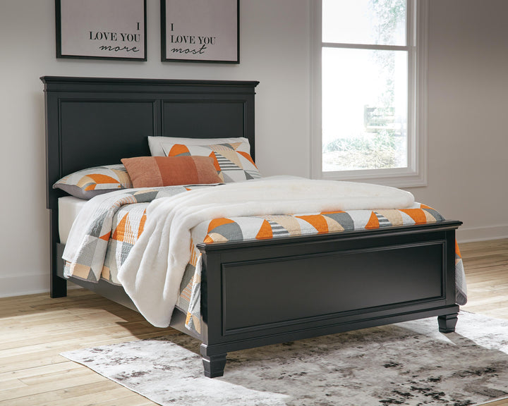 Lanolee Full Panel Bed - Black (2)