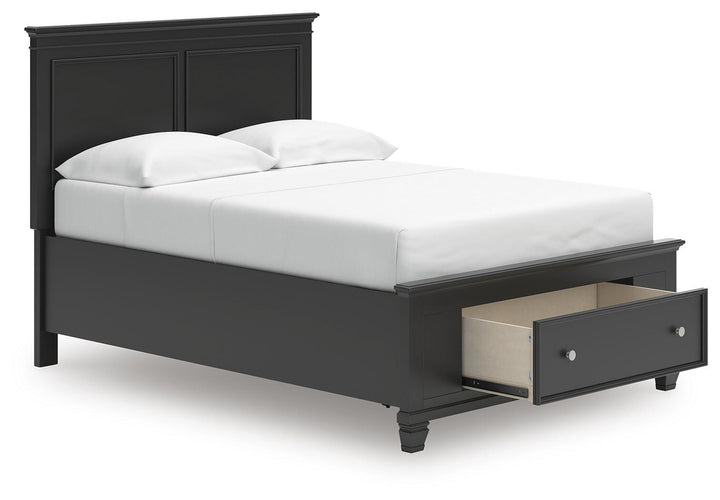 Lanolee Full Panel Storage Bed - Black (3)