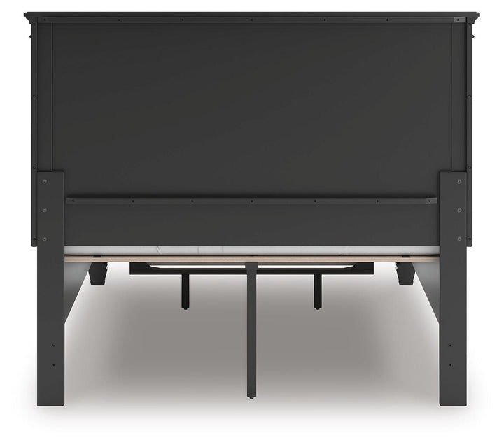 Lanolee Full Panel Storage Bed - Black (8)
