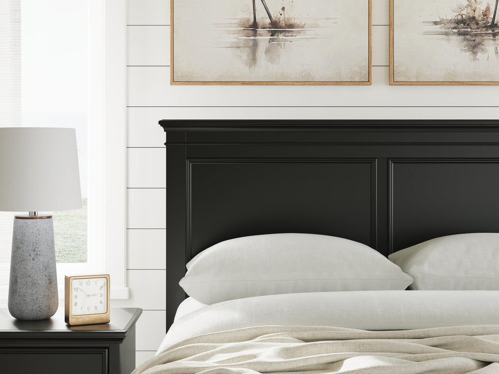 Lanolee Full Panel Storage Bed - Black (10)