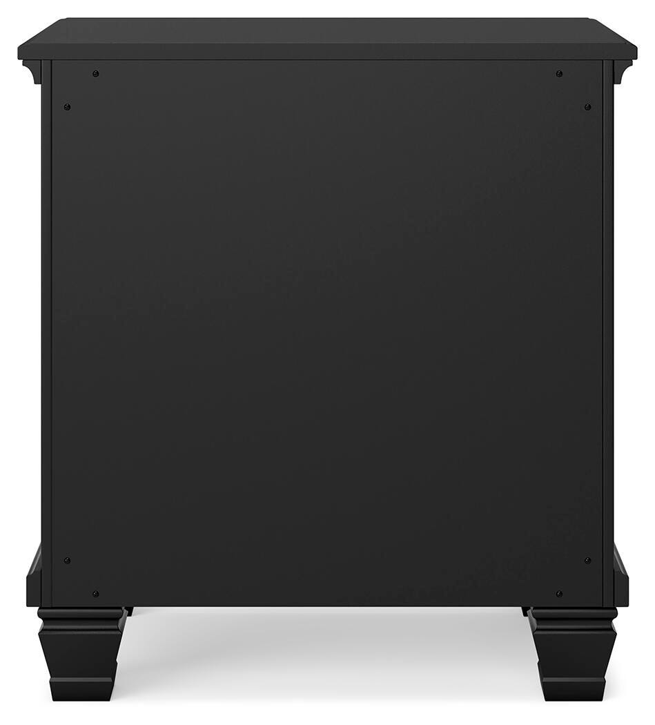 Lanolee Nightstand - Black (5)