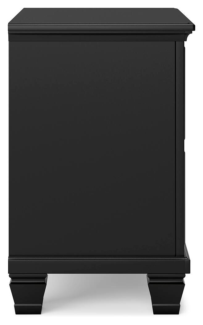 Lanolee Nightstand - Black (8)