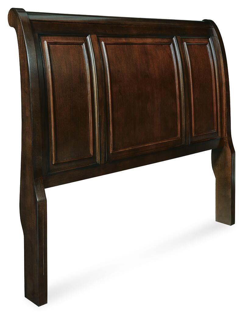 Porter Queen Sleigh Headboard - Dark Brown (1)