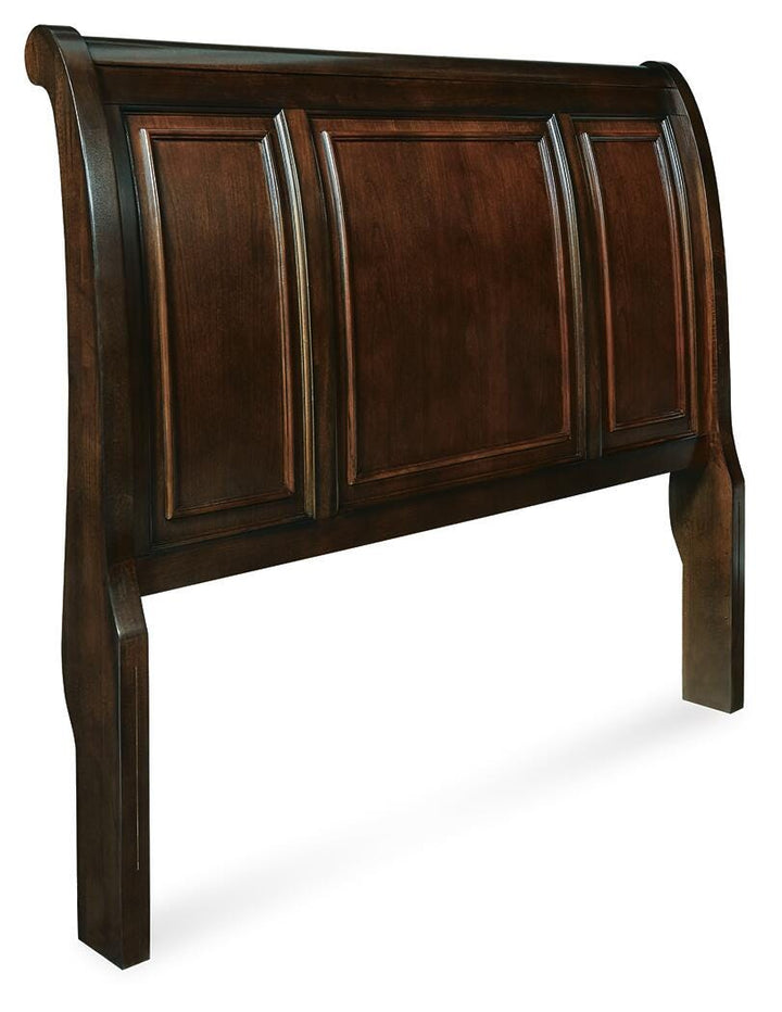Porter Queen Sleigh Headboard - Dark Brown (1)