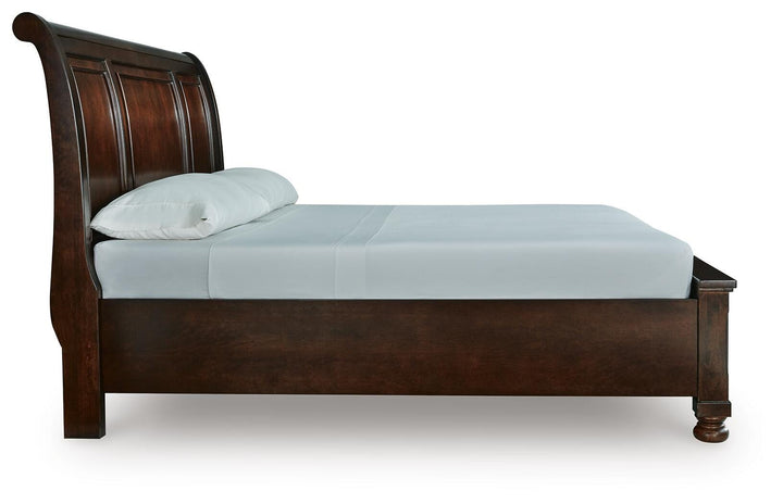 Porter King Sleigh Storage Bed - Dark Brown (5)