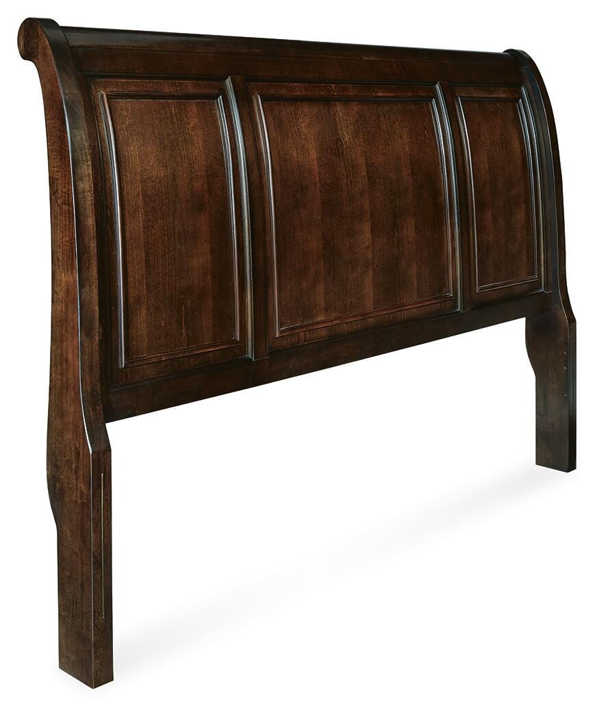 Porter King/California King Sleigh Headboard - Dark Brown (1)