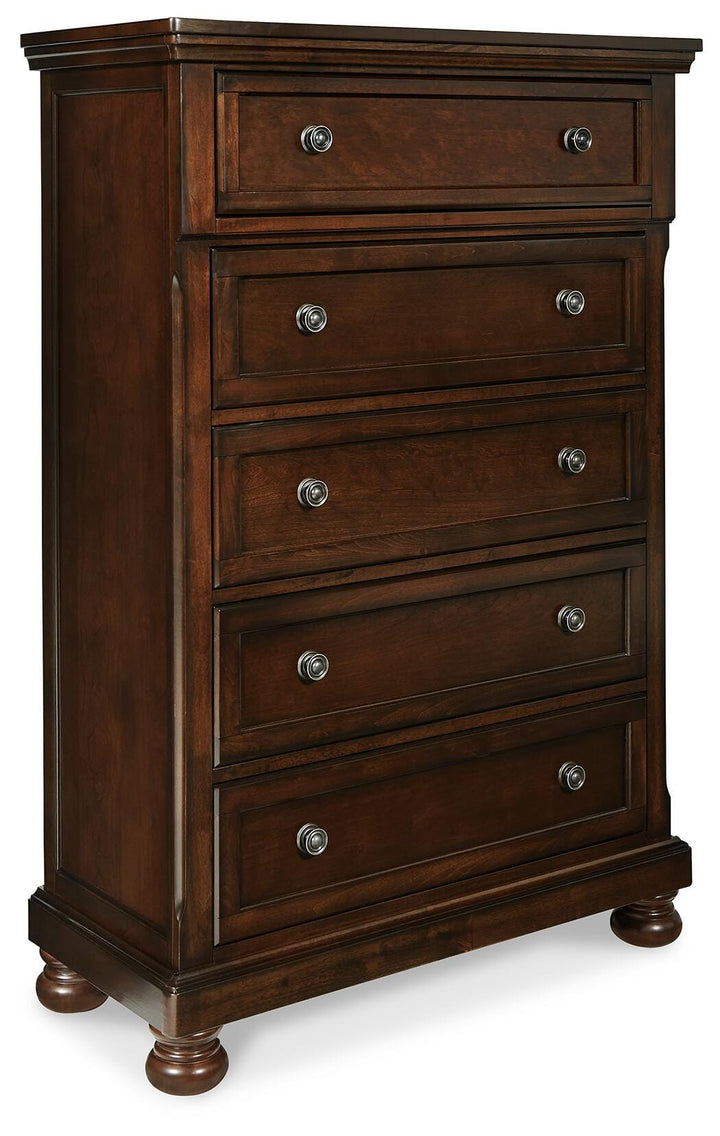 Porter Chest of Drawers - Dark Brown (1)