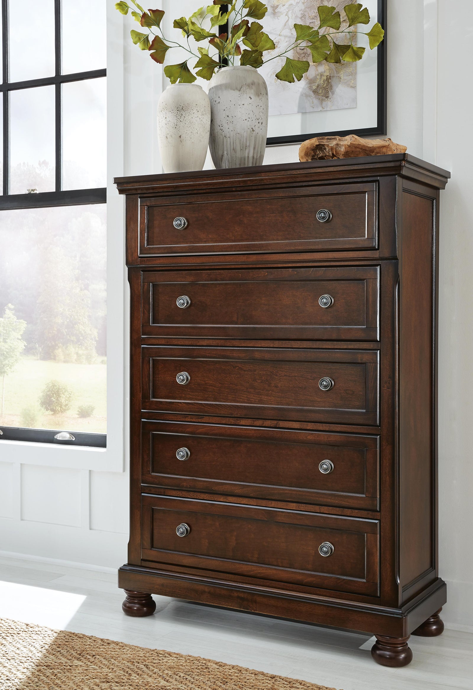 Porter Chest of Drawers - Dark Brown (2)