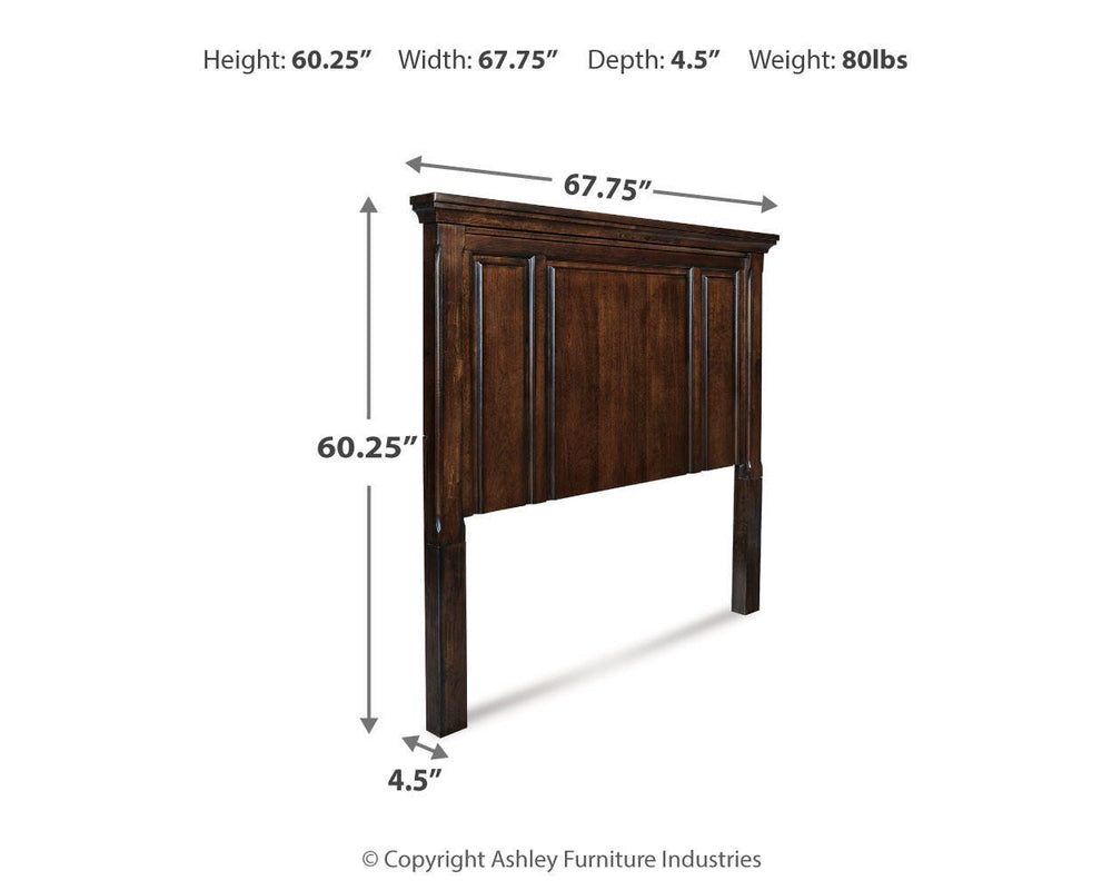 Porter Queen Panel Headboard - Dark Brown (4)