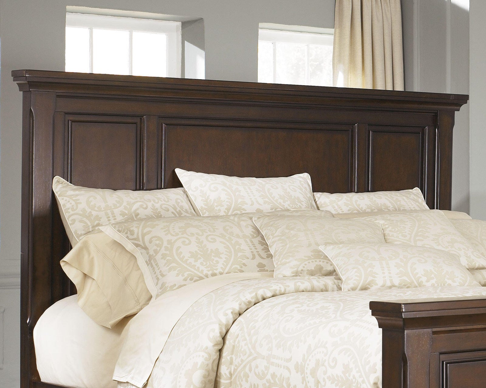 Porter King/California King Panel Headboard - Dark Brown (2)