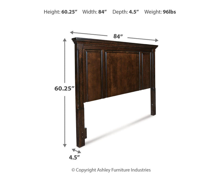 Porter King/California King Panel Headboard - Dark Brown (4)