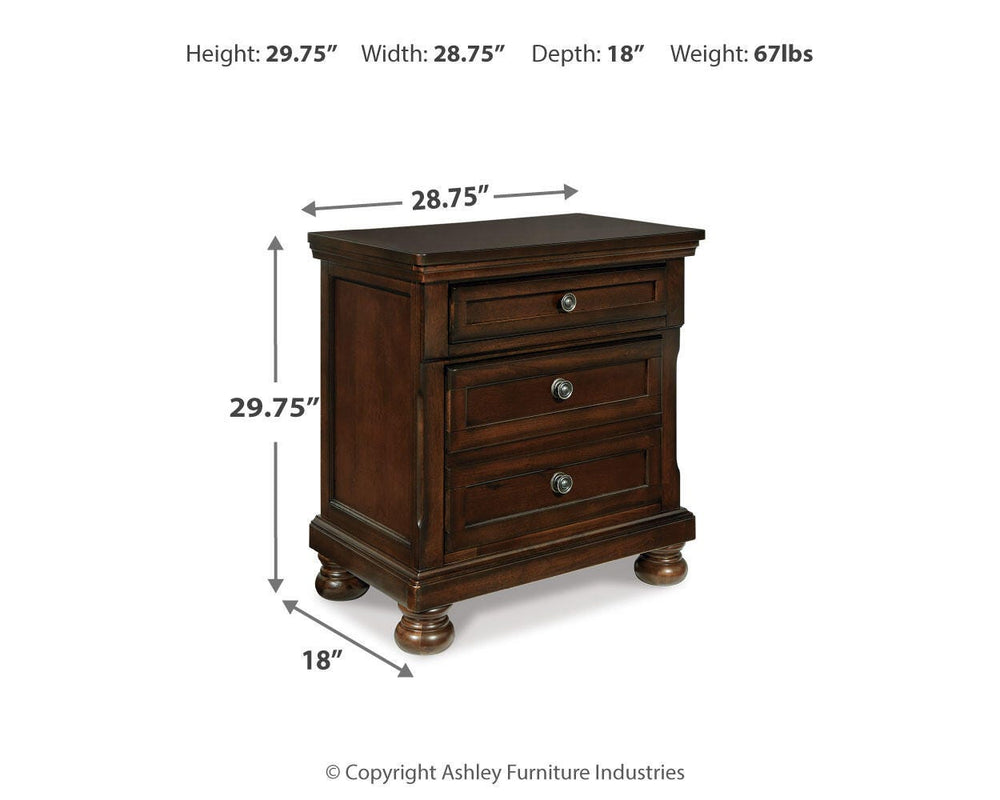 Porter Nightstand - Dark Brown (7)
