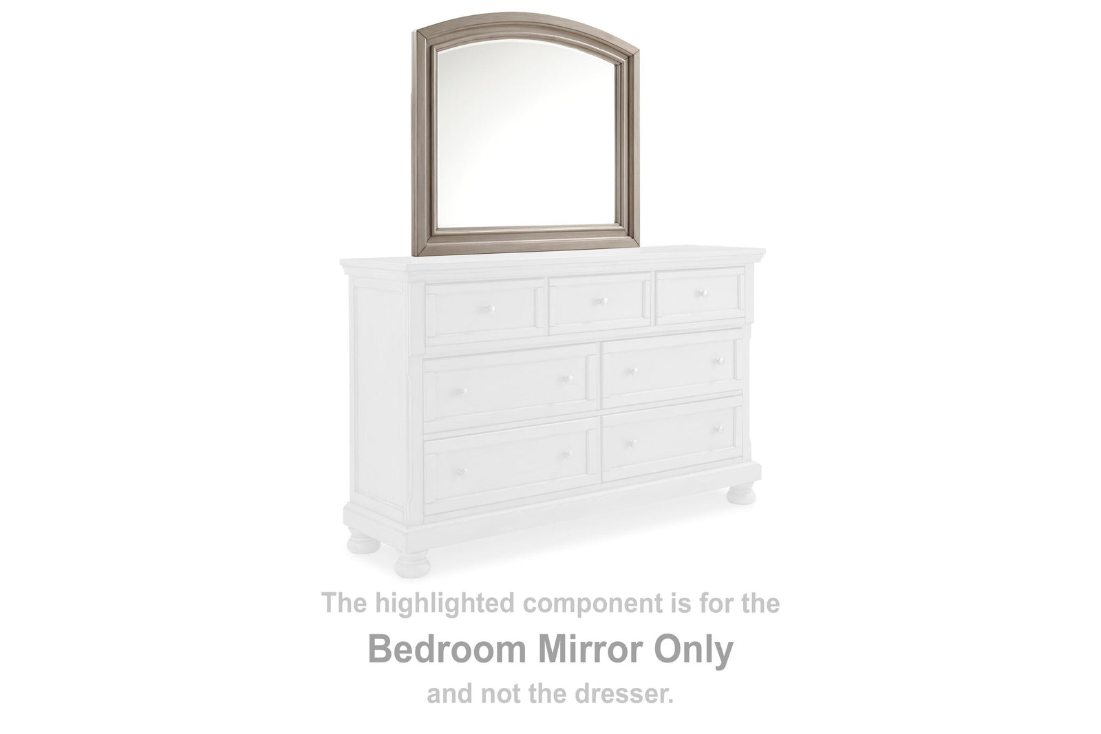 Lettner Bedroom Mirror - Gray (2)