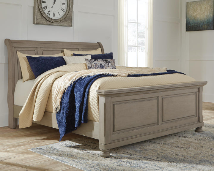 Lettner Queen Sleigh Bed - Gray (2)