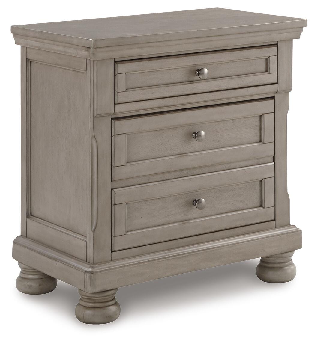 Lettner Nightstand - Gray (1)