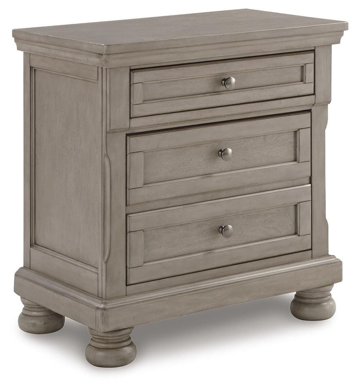 Lettner Nightstand - Gray (1)