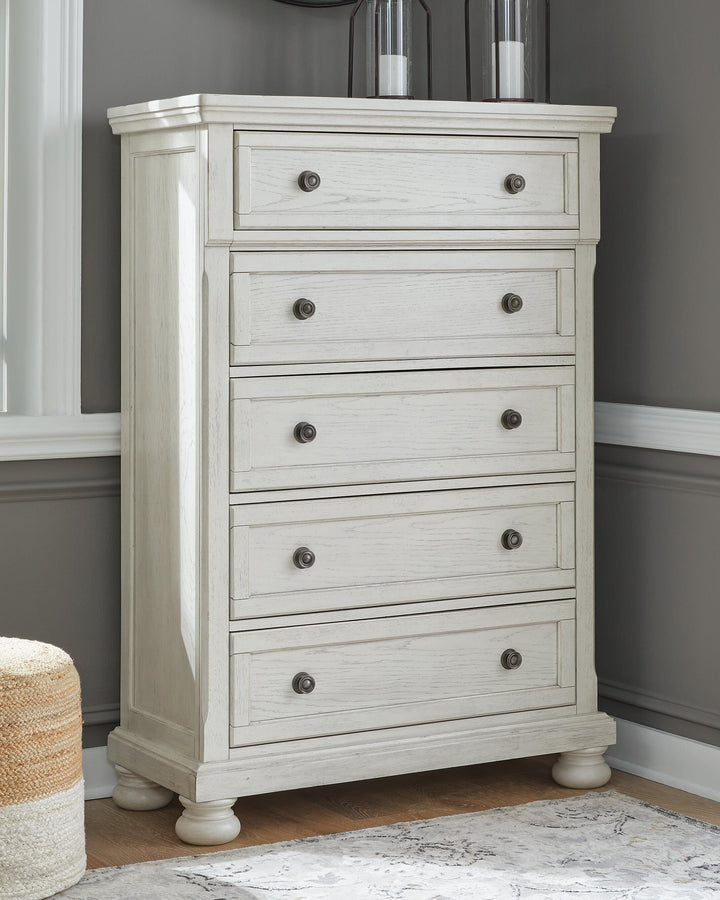 Robbinsdale Chest of Drawers - Antique White (2)